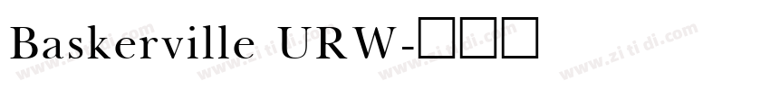 Baskerville URW字体转换